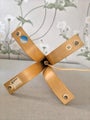 Wooden 80s table lamp
