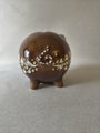 Brown Ceramic Piggy Bank &ndash; Gmundner Keramik Austria