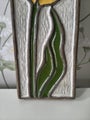 Vintage Ceramic Wall Tile with Flower, TEKT