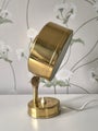 Brass vintage wall lamp, Swedish design from the 1950s with adjustable shade