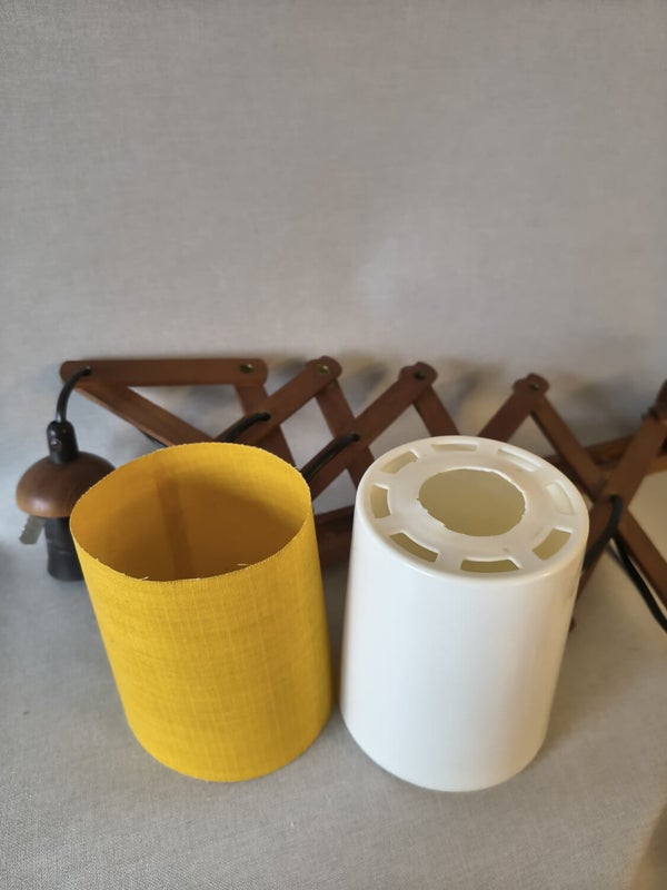 Vintage scissor wall lamp